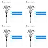 Two-Pack of 8-Head Solar Firefly Lights (16 heads each box)