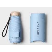 2 Pieces Set Compact and Portable Umbrella for Women – Dual-Use Sun & Rain Protection, UV-Resistant, Thickened Black Coating, Mini Capsule Design