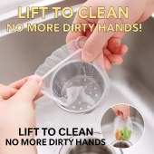 Disposable Kitchen Sink Strainer Bags - Mesh Filter for Drain, Collects Food Waste & Residue