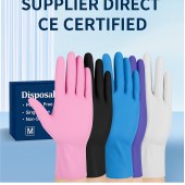 Food-Grade Nitrile Gloves – CE Certified, Powder-Free, Multipurpose for Kitchen Use